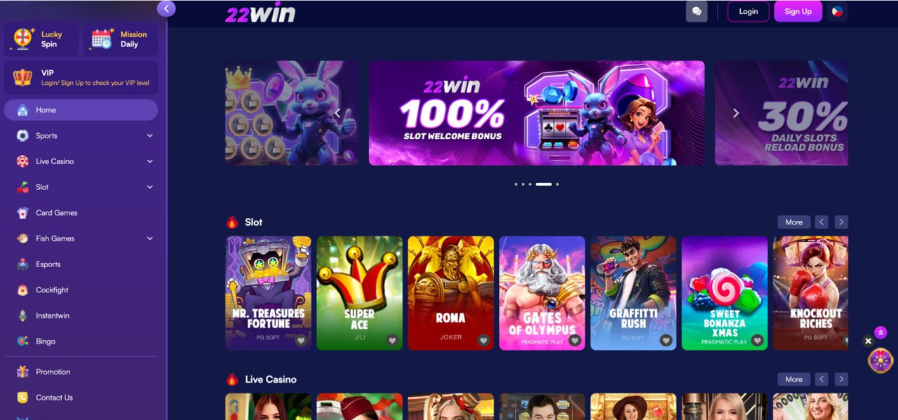 22Win Online Casino