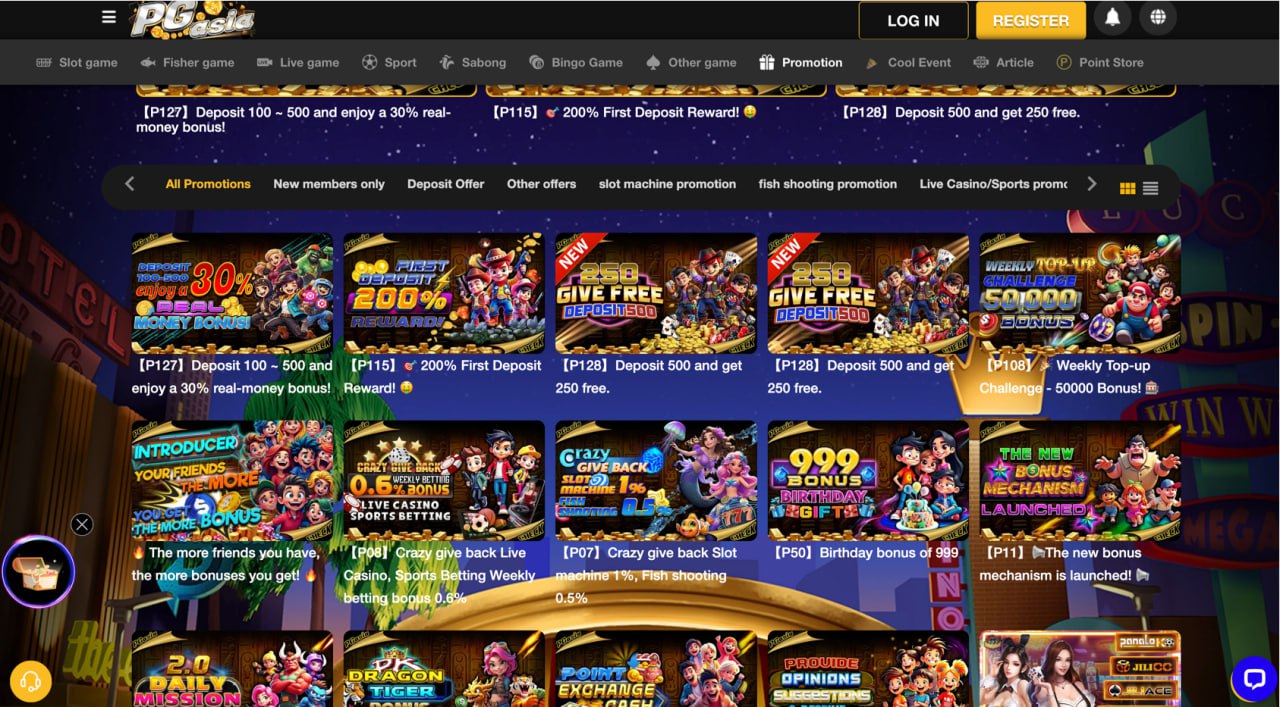 PGasia Bonuses
