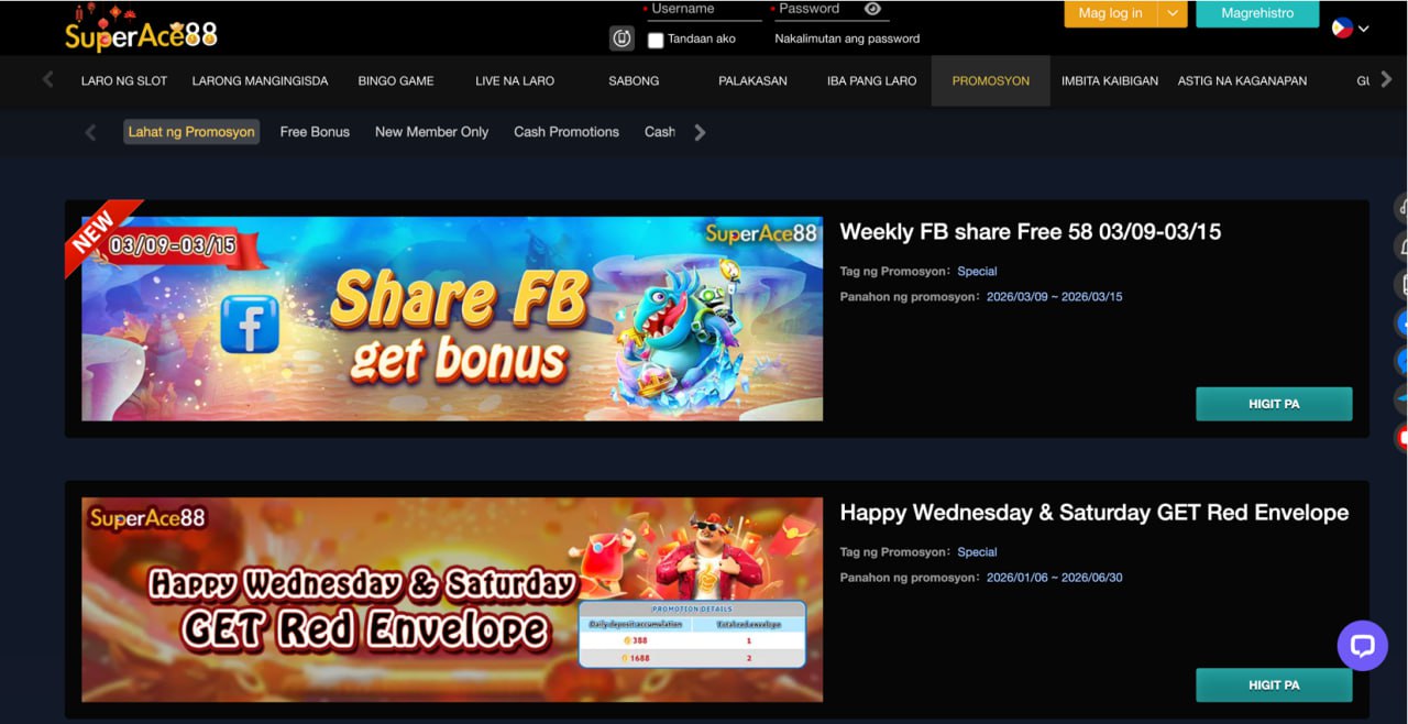 SuperAce88 Bonuses