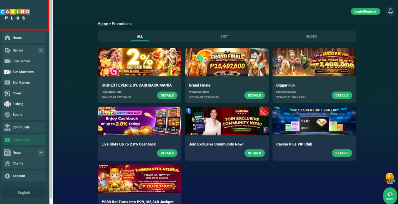 Casino Plus Bonuses